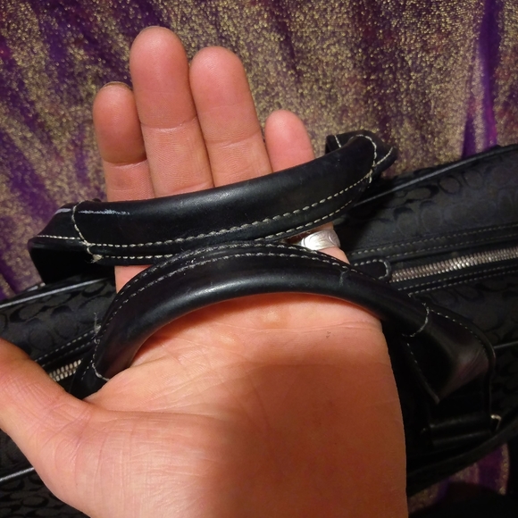 Vintage COACH Monogram canvas laptop case - Picture 7 of 10